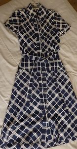 Burberry London Midi cotton dress